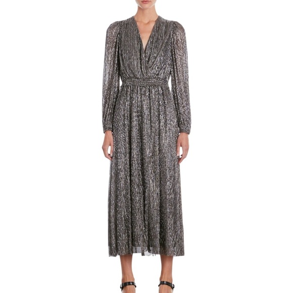 The Kooples Metallic Midi Dress - Picture 1 of 11